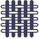 Diagram of twill weave style