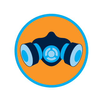 Safety Symbol for Respirator Use Recommended