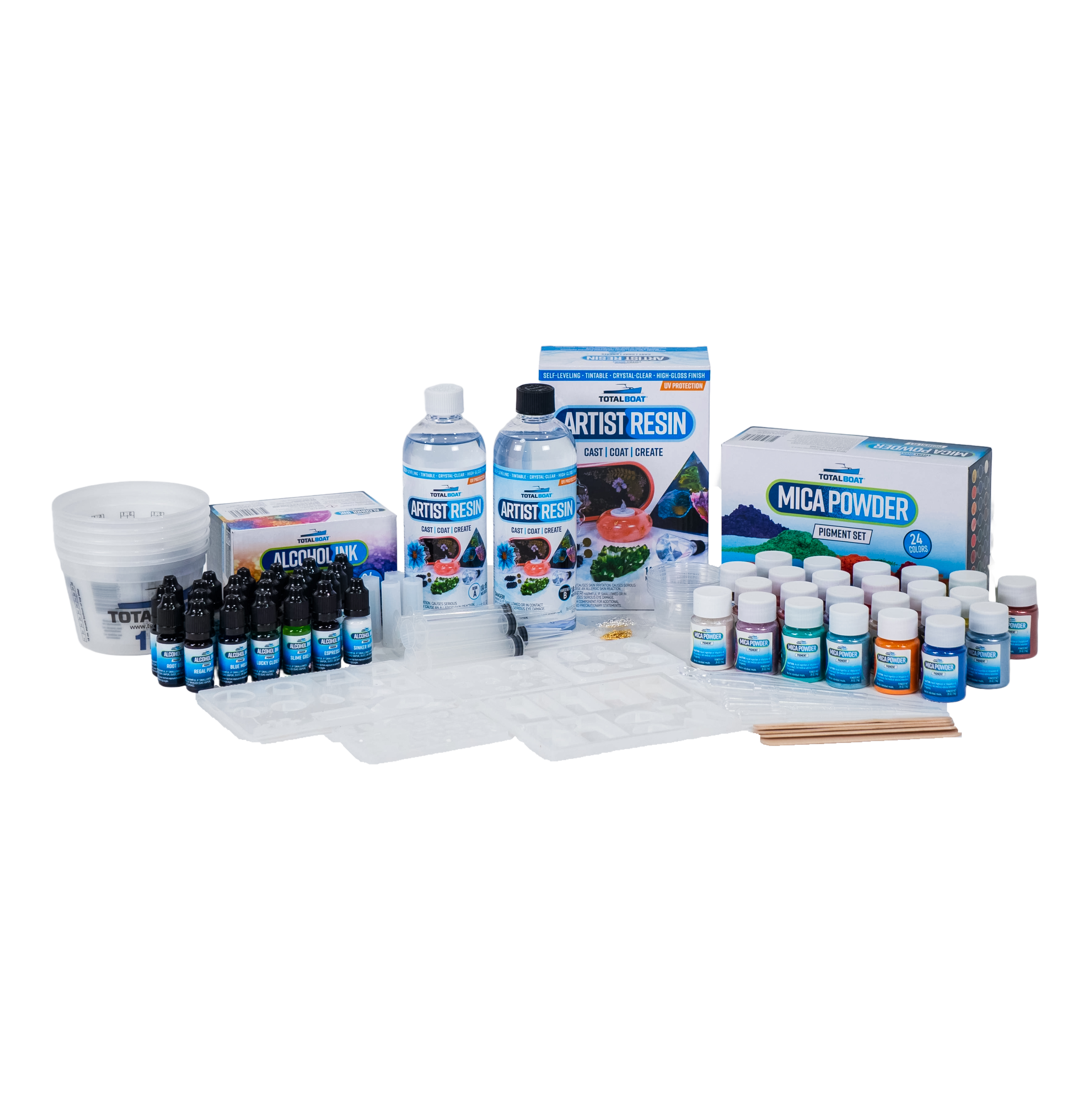 Epoxy Jewelry Kit with TotalBoat Artist Resin and Supplies