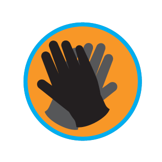 Safety Symbol for Gloves Needed